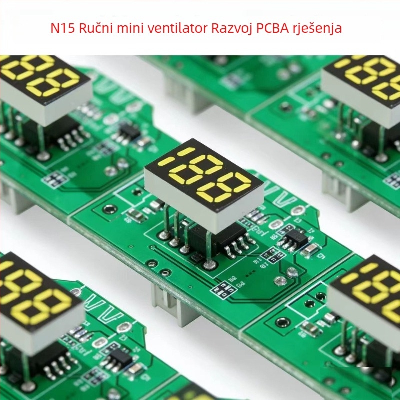 N15 ručni prijenosni ventilator s PCBA glavnom pločom i USB napajanjem