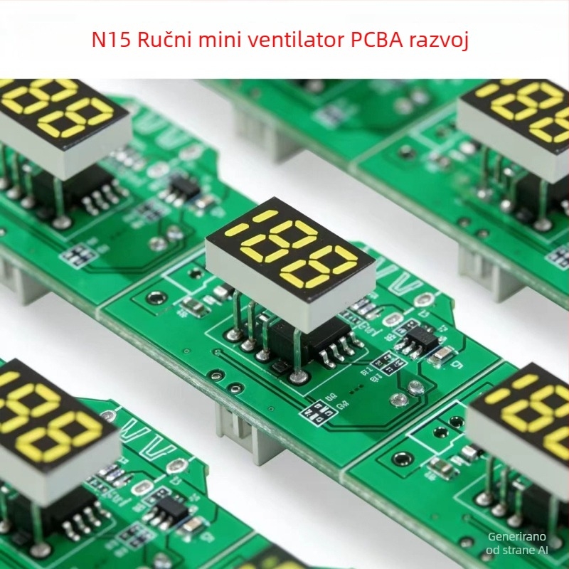 N15 ručni prijenosni ventilator s PCBA glavnom pločom i USB napajanjem