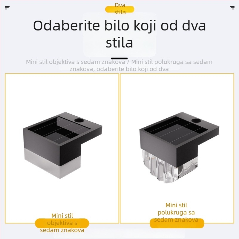 Solarne vanjske stepenice s automatskim uključivanjem u mraku, ukrasna zidna svjetiljka, mini svjetiljke za balkon, vrtna dekoracija