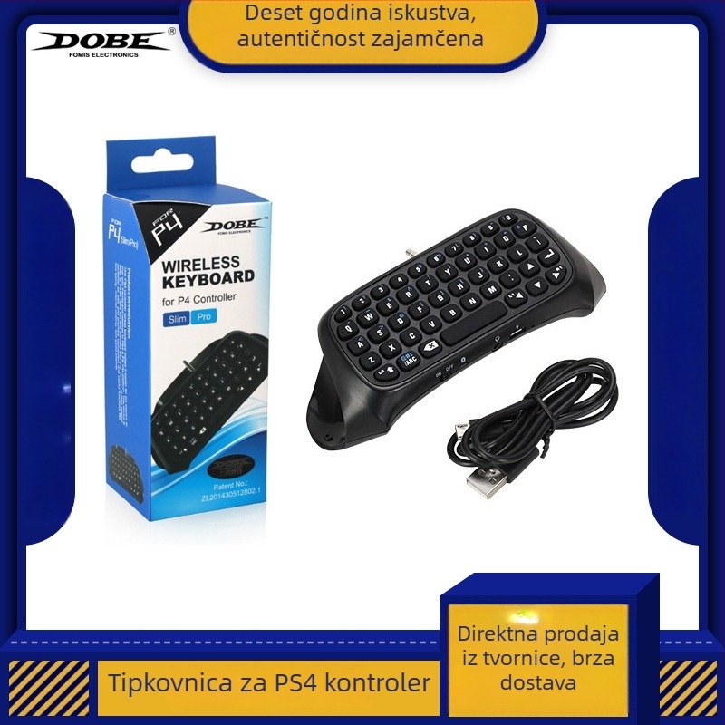 DOBE PS4 Bluetooth bežična tipkovnica TP4-008