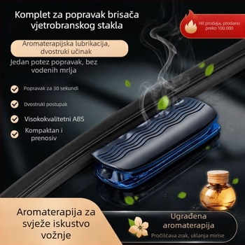 Uređaj za popravak brisača automobila za bezokvirne lopatice i popravak gumene trake, univerzalno popravljno sredstvo