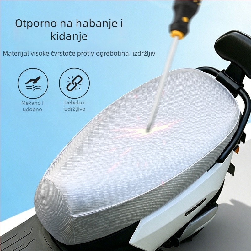 PU navlaka za sjedalo za električno vozilo, vodootporna, UV-zaštita, univerzalna za sve sezone, debela, protuklizna, otporna na habanje