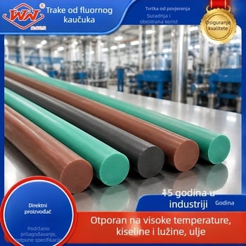 FKM fluor gumeni kružni brtvni trak, čvrst, otporan na ulje i visoke temperature, O-oblik