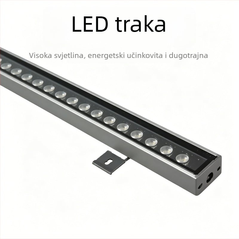 RGB linearna LED traka za pranje zida i konturnu rasvjetu, 512 LED
