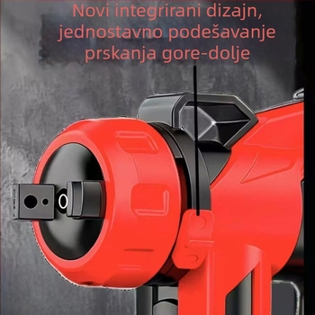 Električni pištolj za prskanje boje, visoke snage litij baterije, odvojivi, višefunkcionalni