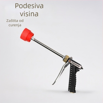 Pistolj za prskanje voćaka s plastičnom ručkom, motorna električna prskalica, podesiv visoki tlak