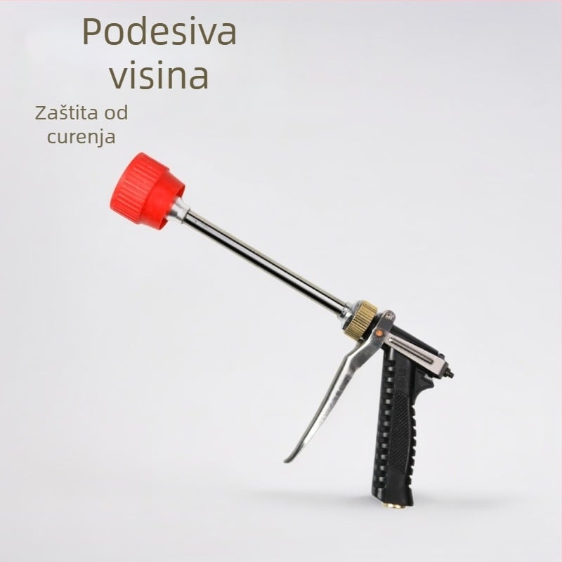 Pistolj za prskanje voćaka s plastičnom ručkom, motorna električna prskalica, podesiv visoki tlak