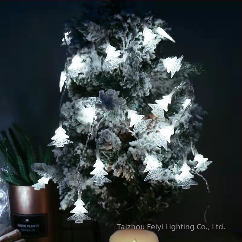 Božićne LED lampe za bor, 100 LED, zvjezdasti oblik, treperi, IP65, 3 m vanjska dekoracija