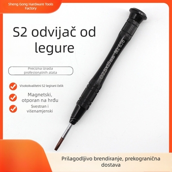 Odvijač od S2 legure za demontažu iPhonea i satova, bitovi s plosnom glavom i Torx, ručni magnetski odvijač