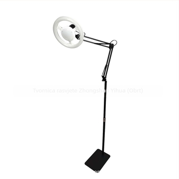 LED podna lampa za kozmetički salon s daljinskim upravljanjem rasvjetom, zaštita očiju, za manikuru, produljavanje trepavica, tetovažu, oblikovanje obrva i šminku