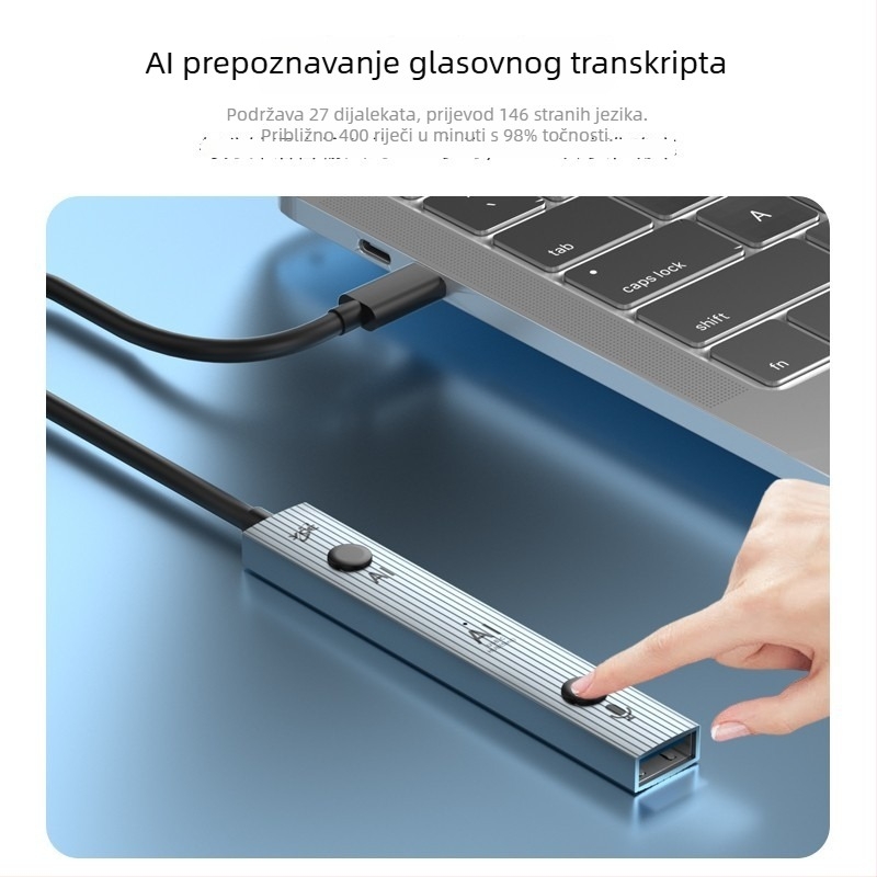 AI USB-C pametni hub s glasovnim prijevodom na 146 jezika