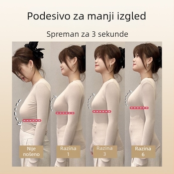 Top s podizanjem i oblikovanjem dekoltea, sportski shapewear četiri u jednom