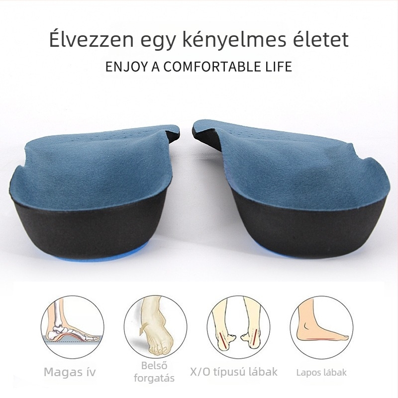 Lábboltozat-betét, sarok valgus belső és külső, X alakú lábszár, O alakú lábszár, lábboltozat-támasz, lúdtalp-korrekciós talpbetét