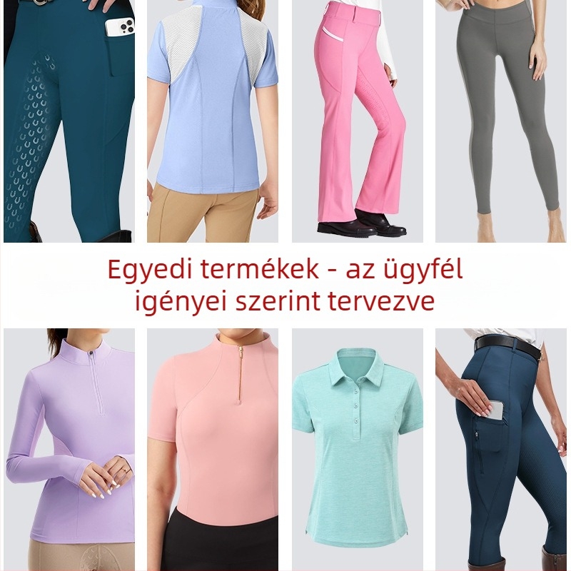 Kiváló minőségű fitnesz kerékpáros ruházat, iskolai és vállalati verseny-edzés lovas ruházat, egyszínű, teljes bőrű szilikonhálós lovaglónadrág, egyedi gyártású