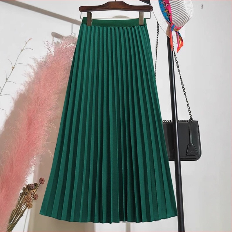 Határokon átnyúló Amazon európai és amerikai női divat elegáns hosszú, rakott derekú, plus size rakott szoknya