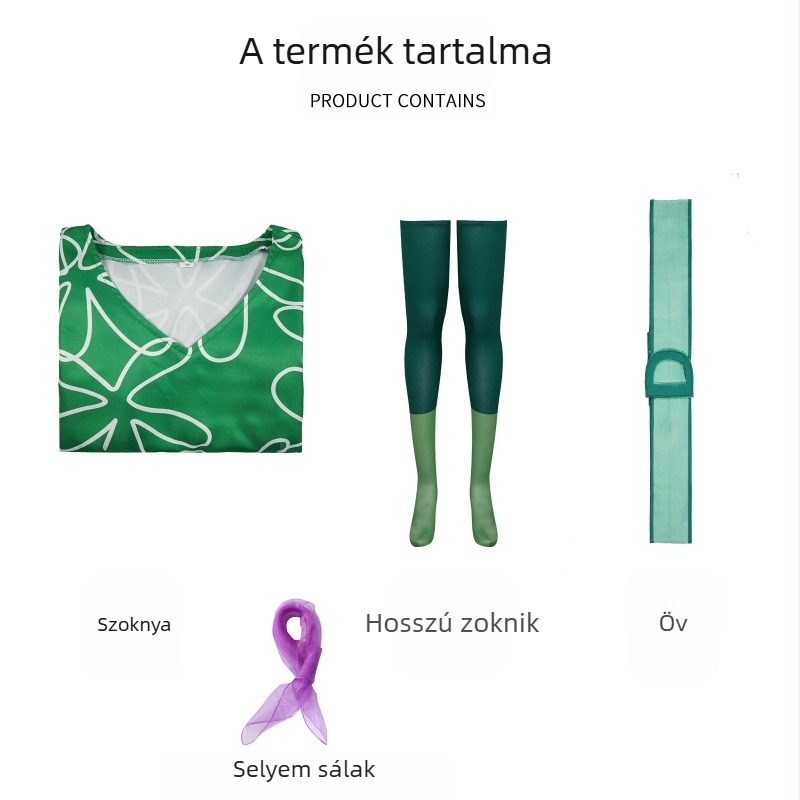 Mind Secret Force Inside Out 2 Lele utálja a Halloween másodlagos szerepjáték cosplay jelmezt