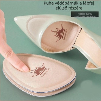 Magas sarkú cipő, elülső tenyérbetéttel, női, csúszásgátló, fájdalomcsillapító, lélegző, izzadságelnyelő, szivacsos, kopásálló, félméretű betéttel, nagy értékű, kisméretű, nagykereskedelmi cipő