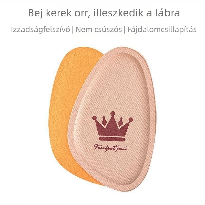 Magas sarkú cipő, elülső tenyérbetéttel, női, csúszásgátló, fájdalomcsillapító, lélegző, izzadságelnyelő, szivacsos, kopásálló, félméretű betéttel, nagy értékű, kisméretű, nagykereskedelmi cipő