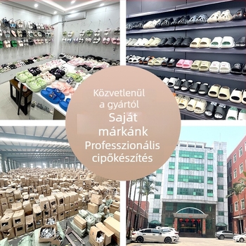 Férfi krokodilcipő, nyári vastag talpú felsőruházat, erőszakos medveszandál, strandpapucs, csúszásmentes alkalmi papucs