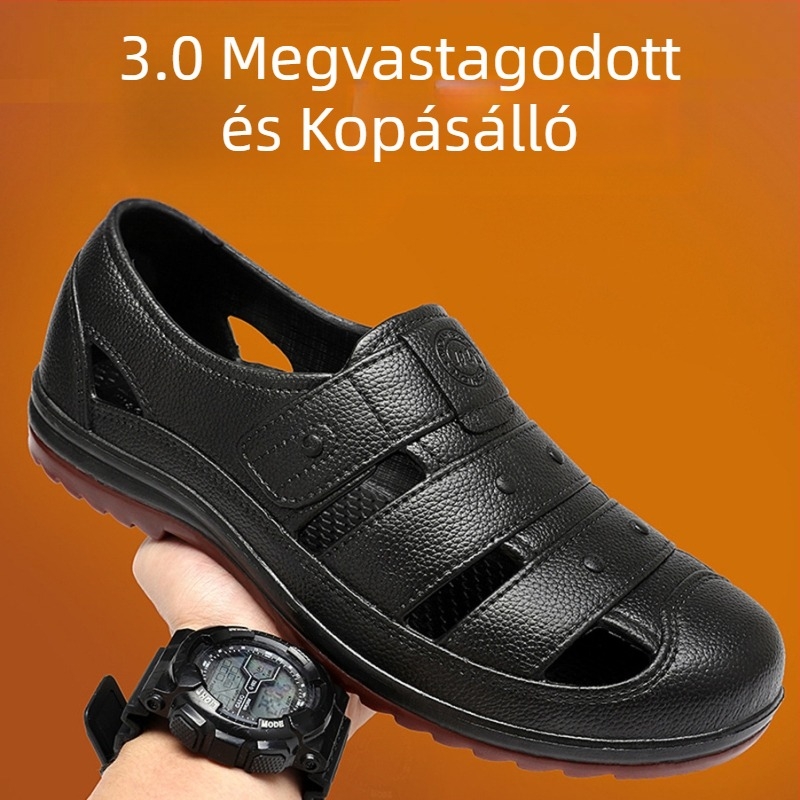 2024-es e-kereskedelem Népszerű műanyag klumpa Férfi nyári csúszásgátló szandálok Férfi alkalmi apa szandálok gyártó nagykereskedelem