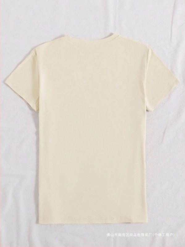 Határokon átnyúló európai kód független állomás INAWLY alkalmi rövid ujjú póló szívvel