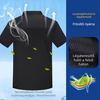 Séfruházat Rövid ujjú nyári egyszínű nyugati éttermi szállodai séfruházat szállodai sütő-konyhai séf munkaruha férfiaknak