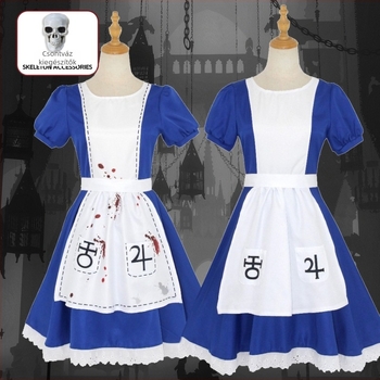 Alice Crazy Return cos öltöny Alice Alice szobalányöltöny cosplay színpadi jelmez