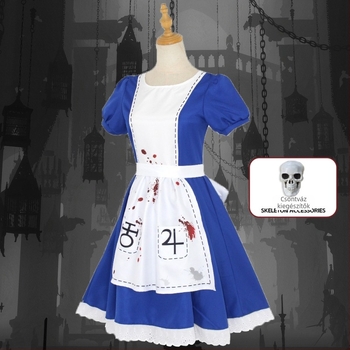 Alice Crazy Return cos öltöny Alice Alice szobalányöltöny cosplay színpadi jelmez