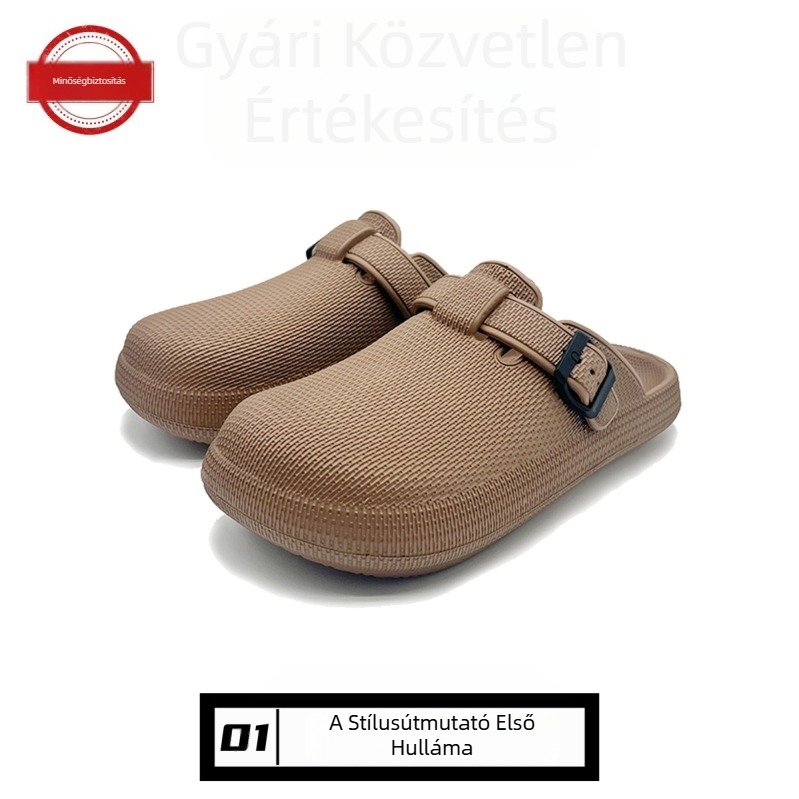 Férfi papucsok, sokoldalú felsőruházat, Birkenstock csúszásgátló ingázós lánykacipők, lezser, niche divat pároknak