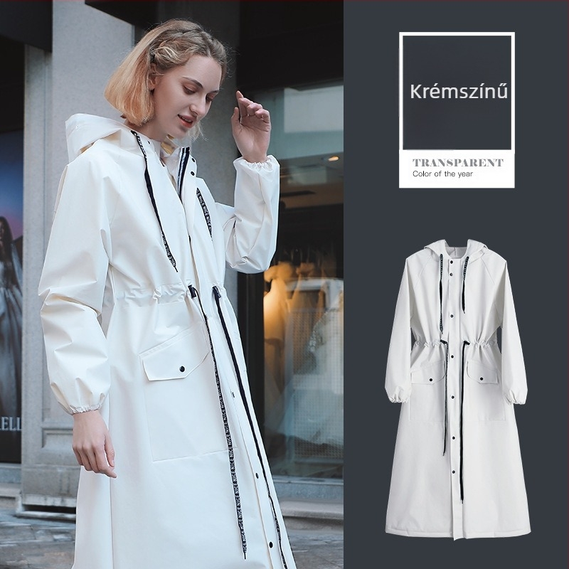 Ingyenes szállítás Elektromos kerékpár felnőtt nagyméretű, egyszemélyes, hosszú, teljes testet átfedő, esőálló, nem eldobható, határokon átnyúló esőkabát