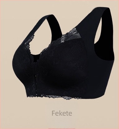 Határokon átnyúló európai és amerikai külkereskedelmi csipke elülső nyitású csattal, plus size acélgyűrű nélküli melltartó alsónemű nagy mellkasú, kicsi, kényelmes, lélegző nőknek