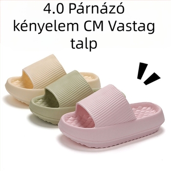 4 cm vastag aljú bebújós papucs, női, határokon átnyúló, exkluzív, puha aljú, EVA, plus size papucs, otthoni pároknak való szandál, nagykereskedelem