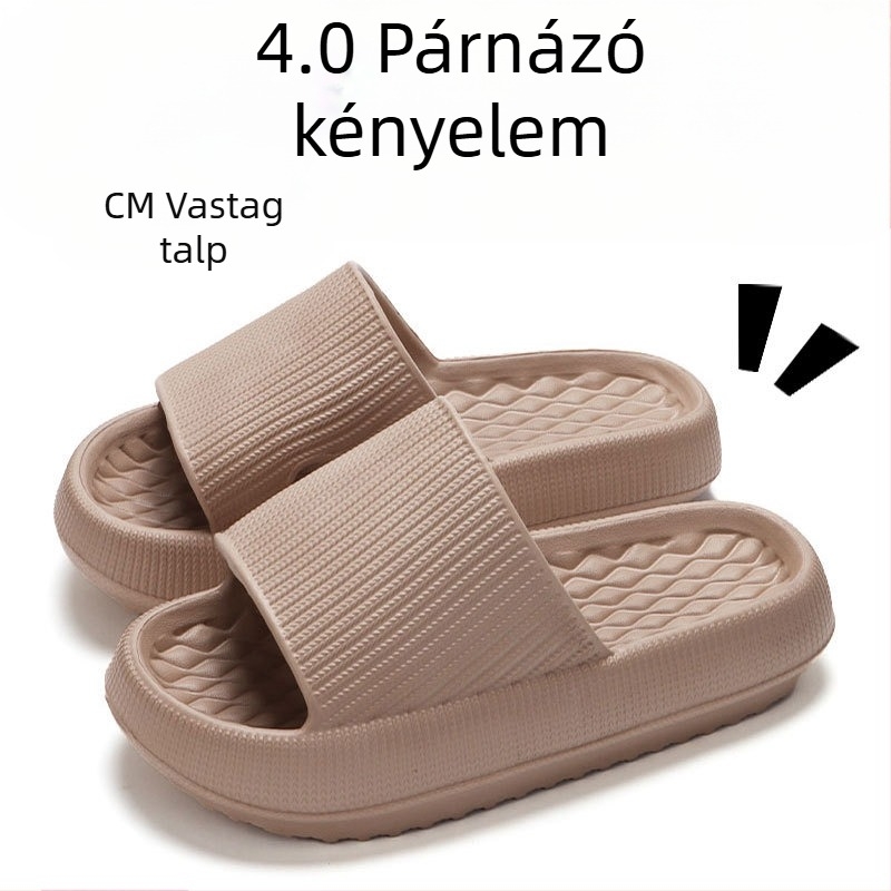 4 cm vastag aljú bebújós papucs, női, határokon átnyúló, exkluzív, puha aljú, EVA, plus size papucs, otthoni pároknak való szandál, nagykereskedelem