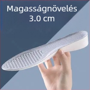 Láthatatlan magasságnövelő talpbetétek sporthoz Hosszú ideig tartó izzadságelnyelő belső magasságnövelő dezodor Női nem fáradt láb nem omlik össze Férfi deszkás cipő belső magasságnövelő