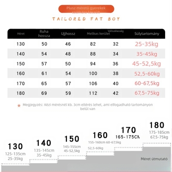 Chubby Boys őszi póló Hosszú ujjú Plus méretű Nagy méretű Laza gyermekruházat Hosszú póló Pulóver Alappóló Chubby Fiúknak