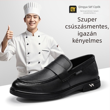 Qingya nyári szakácscipő férfi professzionális csúszásmentes RC vízálló és olajálló biztonsági cipő konyhai munkavédelmi cipő