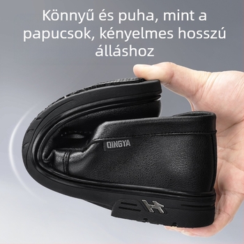 Qingya nyári szakácscipő férfi professzionális csúszásmentes RC vízálló és olajálló biztonsági cipő konyhai munkavédelmi cipő