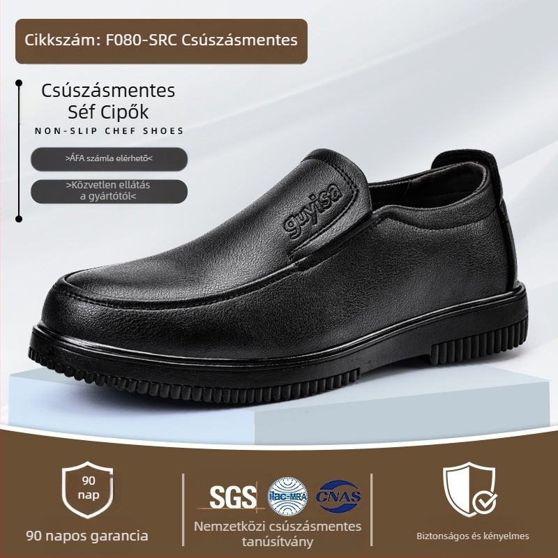 Qingya nyári szakácscipő férfi professzionális csúszásmentes RC vízálló és olajálló biztonsági cipő konyhai munkavédelmi cipő