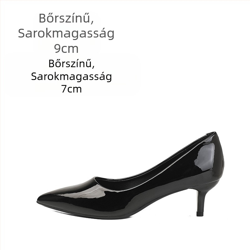 Magassarkú női tűsarkú 2025 kora tavaszi új fehér professzionális hegyes orrú dizájn niche elegáns női nude cipők