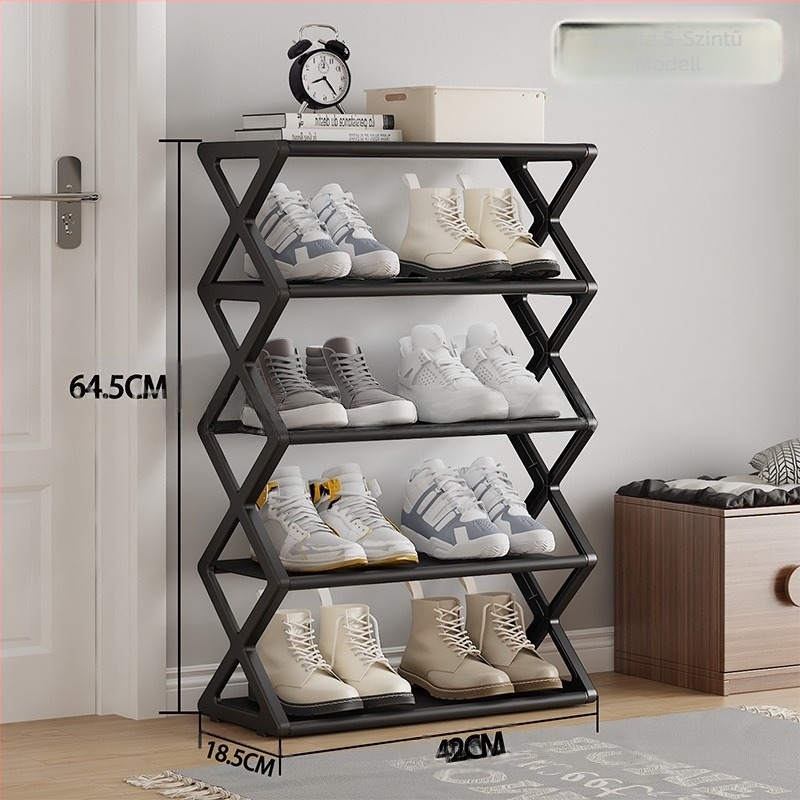 Határokon átnyúló egyszerű modern pormentes cipőtartó többrétegű cipőtartó egyszerű összeszerelésű cipőtartó összecsukható cipőtartó