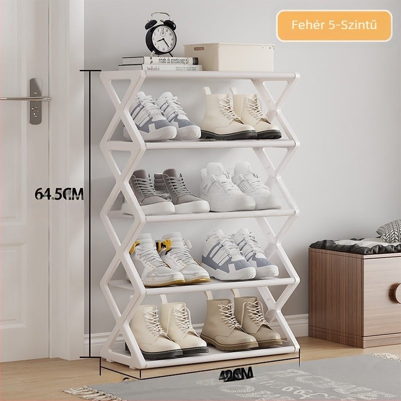 Határokon átnyúló egyszerű modern pormentes cipőtartó többrétegű cipőtartó egyszerű összeszerelésű cipőtartó összecsukható cipőtartó