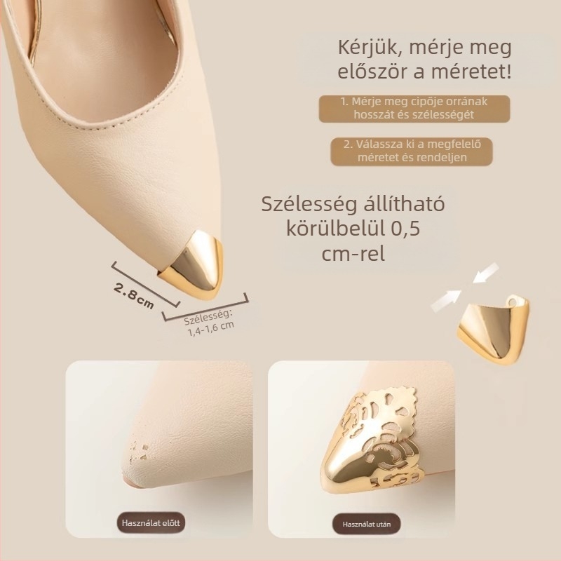 Lábujjvédő, Lábujjvédő, Rúgásgátló cipőorr, Bőr cipőorr-védő, Magassarkú cipő javítása, Hegyes orrú táska, Lábujj fém fejrész