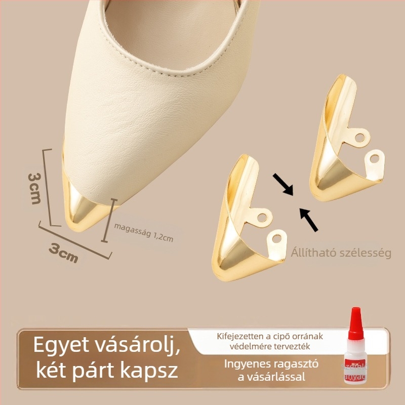 Lábujjvédő, Lábujjvédő, Rúgásgátló cipőorr, Bőr cipőorr-védő, Magassarkú cipő javítása, Hegyes orrú táska, Lábujj fém fejrész