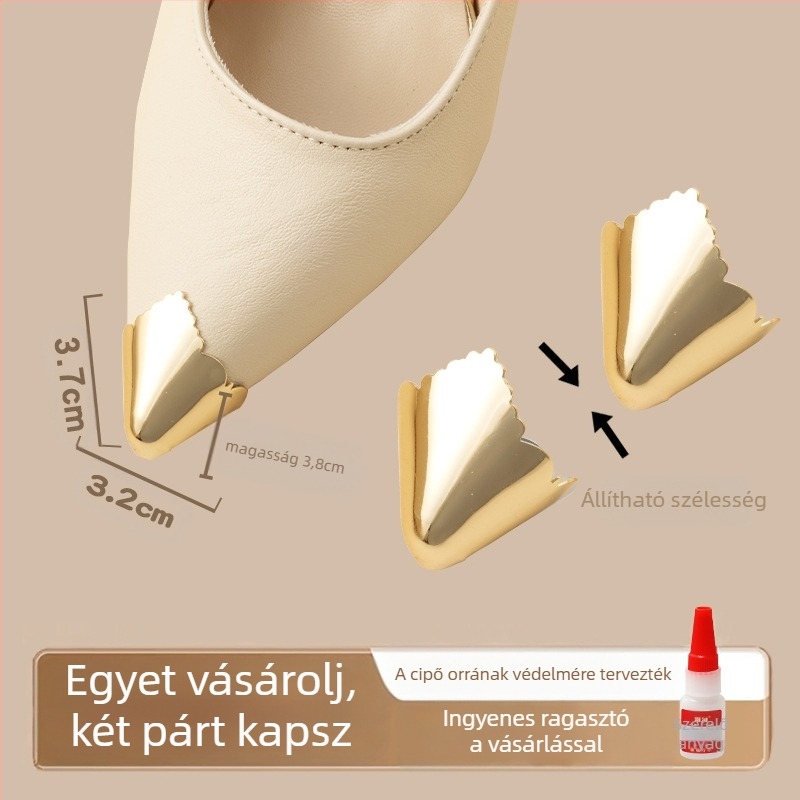 Lábujjvédő, Lábujjvédő, Rúgásgátló cipőorr, Bőr cipőorr-védő, Magassarkú cipő javítása, Hegyes orrú táska, Lábujj fém fejrész