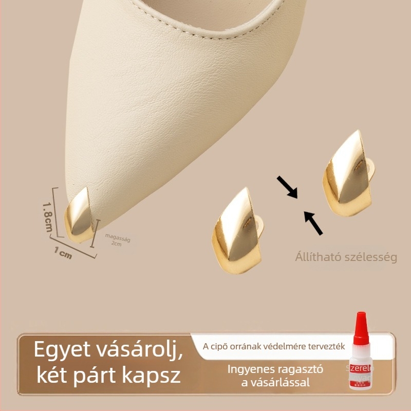 Lábujjvédő, Lábujjvédő, Rúgásgátló cipőorr, Bőr cipőorr-védő, Magassarkú cipő javítása, Hegyes orrú táska, Lábujj fém fejrész