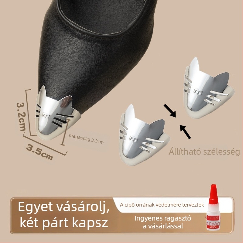 Lábujjvédő, Lábujjvédő, Rúgásgátló cipőorr, Bőr cipőorr-védő, Magassarkú cipő javítása, Hegyes orrú táska, Lábujj fém fejrész