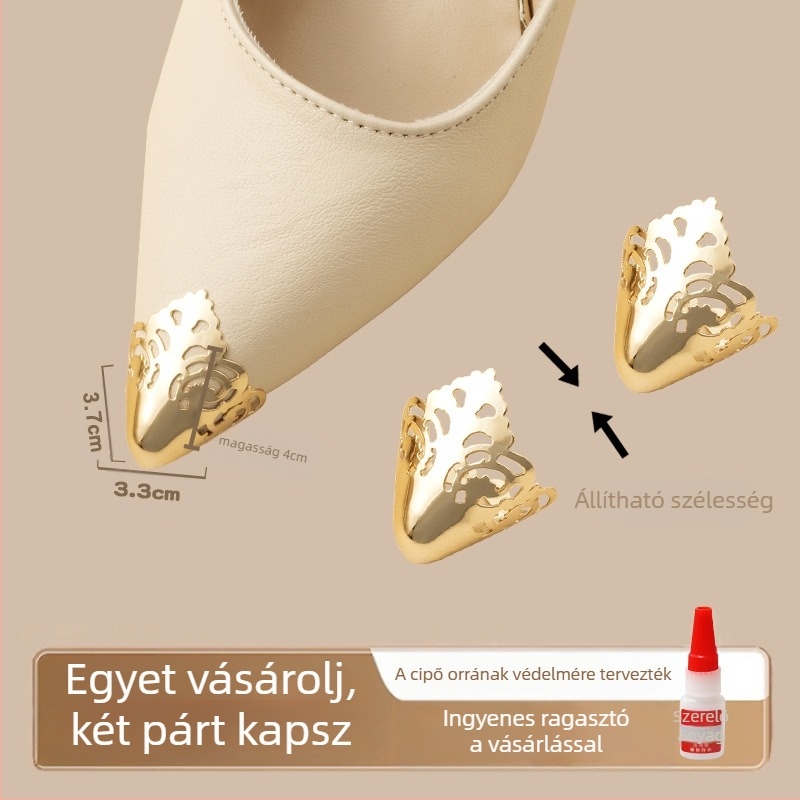 Lábujjvédő, Lábujjvédő, Rúgásgátló cipőorr, Bőr cipőorr-védő, Magassarkú cipő javítása, Hegyes orrú táska, Lábujj fém fejrész