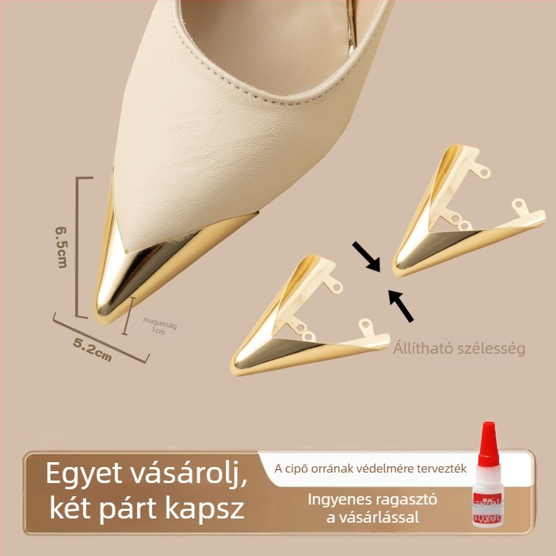 Lábujjvédő, Lábujjvédő, Rúgásgátló cipőorr, Bőr cipőorr-védő, Magassarkú cipő javítása, Hegyes orrú táska, Lábujj fém fejrész