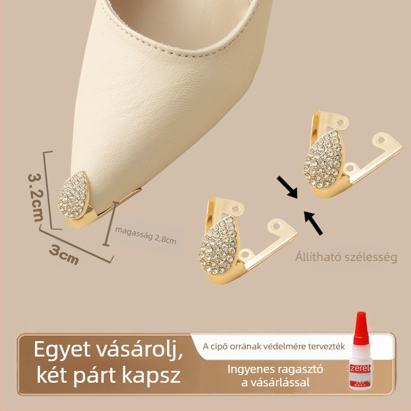 Lábujjvédő, Lábujjvédő, Rúgásgátló cipőorr, Bőr cipőorr-védő, Magassarkú cipő javítása, Hegyes orrú táska, Lábujj fém fejrész