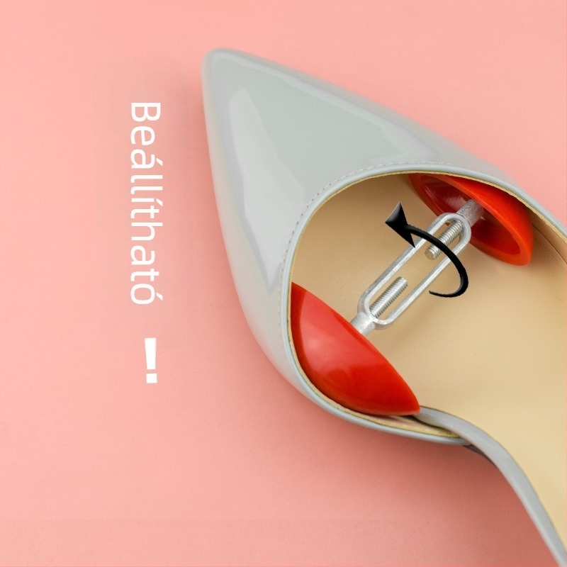 Gyárilag közvetlenül állítható mini cipőtartó alakú műanyag környezetvédelmi cipőbővítő cipő utánzat ráncos cipő raktáron